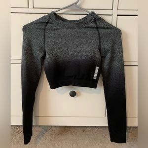 Gymshark Ombré Long Sleeve Crop Top